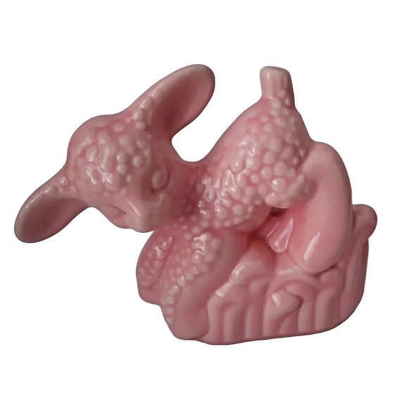 Vintage Pottery Pink Lamb Planter Baby Lamb McMaster Pottery Canada - Picture 1 of 5